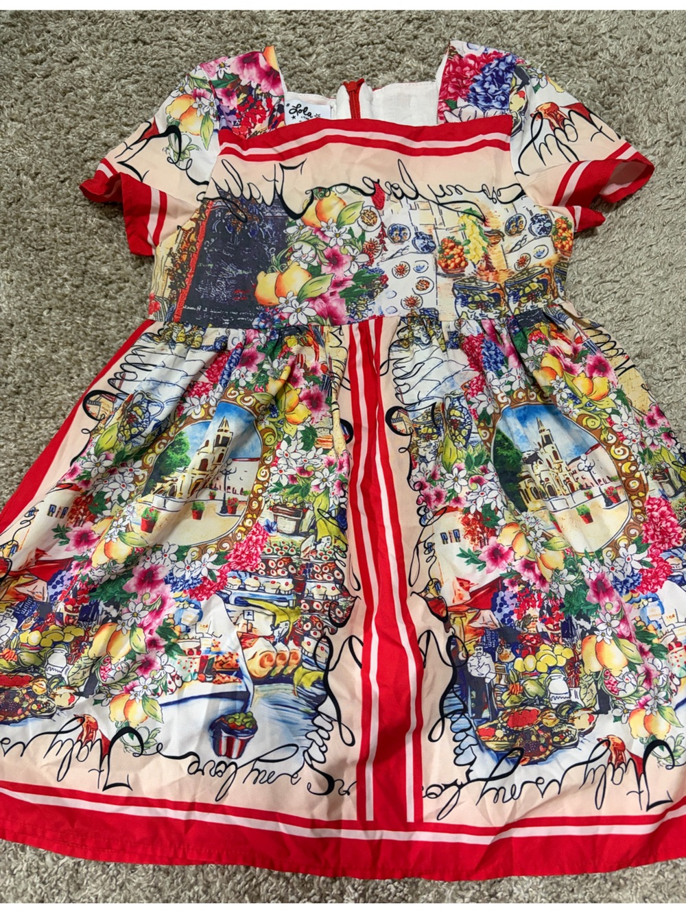 Lola and the Boys Italy is my Love Dress